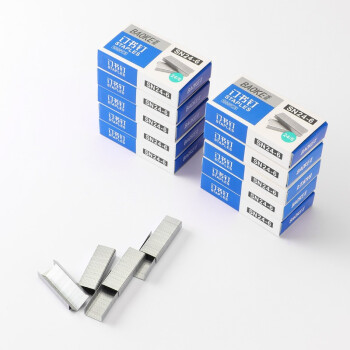 寶克（BAOKE）SN24-6 裝訂及打孔類(lèi) 常規(guī)型省力訂書(shū)釘13*6mm 10小盒